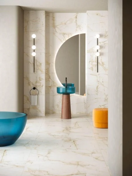 Керамогранит Coliseum Канова Уайт 60х120 (Натуральный и Реттифицированный) в Тюмени