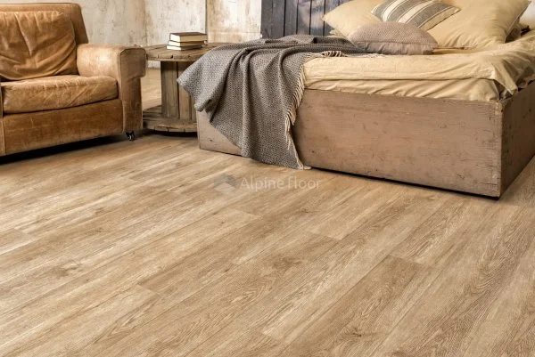 Каменно-полимерная плитка Alpine Floor Grand Sequoia Секвоя Миндаль ECO 11-6, 4мм 43 класс в Тюмени