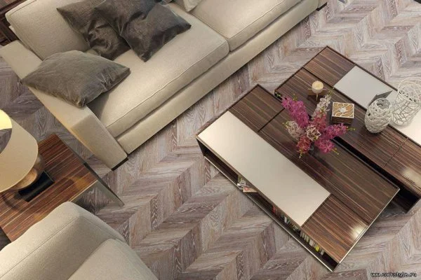 Пробковое покрытие CorkStyle Chevron Brown (1235*305*6 мм) HC в Тюмени
