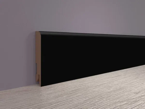 Плинтус MDF Bonkeel 24032 Чёрный Софт (100х16х2400 мм) в Тюмени