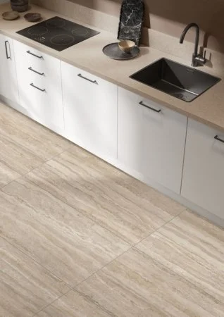 Керамогранит Vitra CityStone Травертин Линейный 60х120 (Натуральная и Реттифицированная) в Тюмени