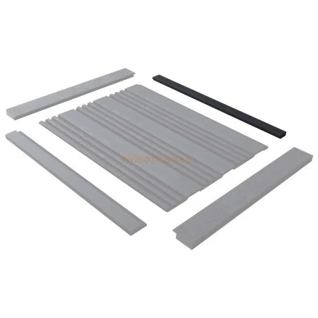 Финишный молдинг LF124B BK114K левый декорированный (31х12х2700мм) в Тюмени