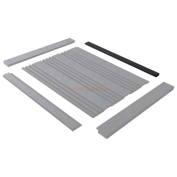 Финишный молдинг LF124B BK114K левый декорированный (31х12х2700мм) в Тюмени