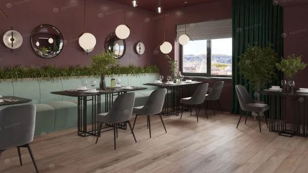 Кварц-виниловая плитка Alpine Floor Premium XL Дуб Персиковый ЕСО 7-20, 8 мм. 43 класс в Тюмени