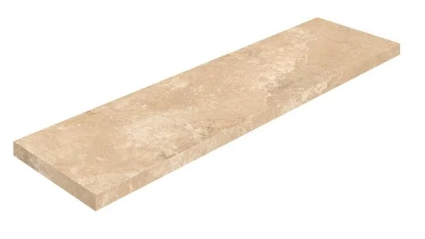 Керамогранит Coliseum Аурелия Беж Ступень угловая левая (Натуральный, 33х120) в Тюмени