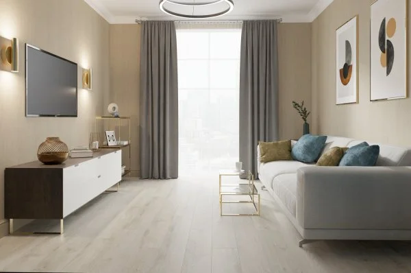 Ламинат Egger PRO 8/32 Дуб Кортина белый EPL034 в Тюмени