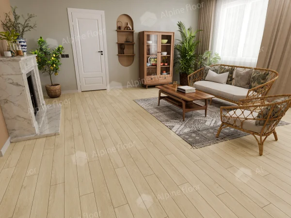 Каменно-полимерная плитка Alpine Floor Grand Sequoia Village Камфора ECO 11-507 4мм, 43 класс в Тюмени