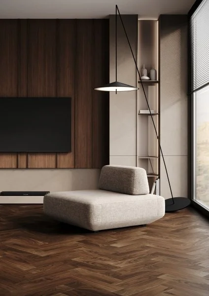 Паркетная доска Quartz Parquet Штучный паркет Орех Американский 44-400-29 в Тюмени