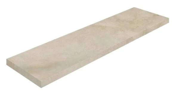 Керамогранит Coliseum Монца Крим Ступень угловая левая (Натуральный, 33х120) в Тюмени