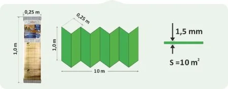 Подложка Солид 1,5мм для LVT ANTI SLIP (10м2) в Тюмени