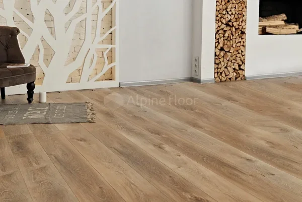 Кварц-виниловая плитка Alpine Floor Premium XL Дуб Природный Изысканный ЕСО 7-6, 8 мм. 43 класс в Тюмени