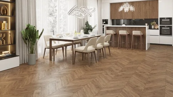 Кварц-виниловая плитка Alpine Floor Chevron Гевуина ECO 20-10 (2,5 мм. 43 класс) в Тюмени