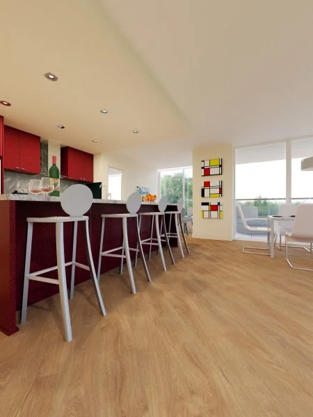 Кварц-виниловая плитка FineFloor Light Дуб Эно FF-1371 в Тюмени