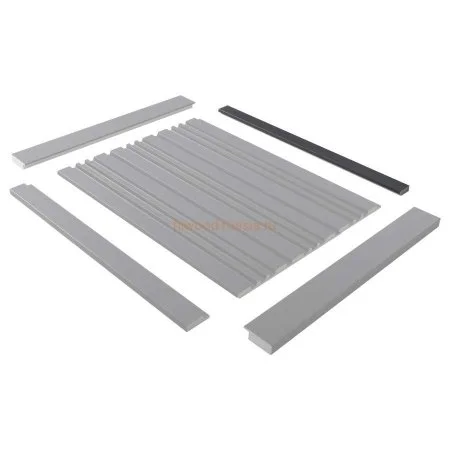 Финишный молдинг LF124B GR3 левый декорированный (31х12х2700мм) в Тюмени