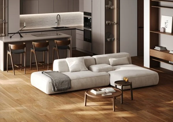 Паркетная доска Quartz Parquet Классик 5 мм Дуссия Африканская 550-63 в Тюмени