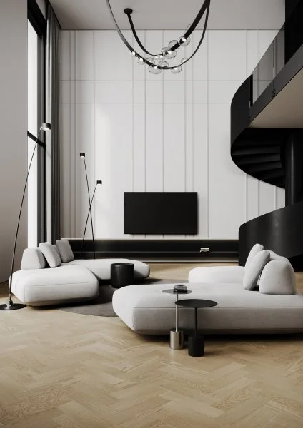 Паркетная доска Quartz Parquet Штучный паркет Дуб Бисквитный 44-1258-07 в Тюмени