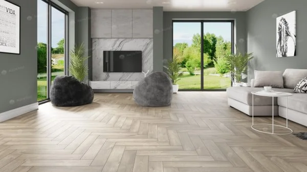 Кварц-виниловая плитка Alpine Floor Parquet Дуб Натуральный Отбеленный ЕСО 16-5 2.5 мм. 43 класс в Тюмени