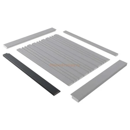 Финишный молдинг LF124A GR3 правый декорированный (42х12х2700мм) в Тюмени