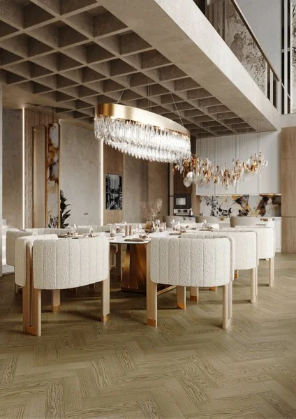 Паркетная доска Quartz Parquet Штучный паркет Дуб Конго 44-1258-54 в Тюмени