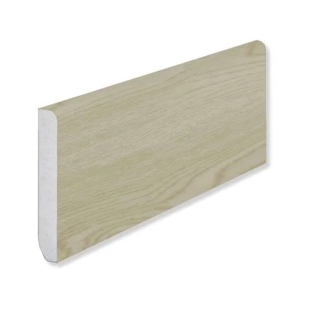 Кварцевый плинтус Fargo 18001-35 Ясень Белый 80х11х2200 мм в Тюмени