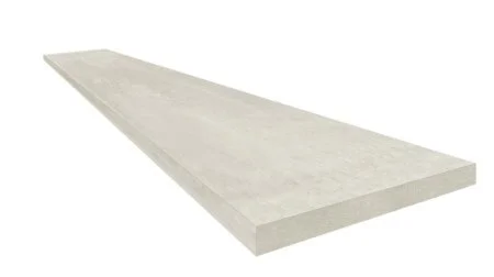 Керамогранит Coliseum Экспо Уайт Ступень угловая правая (Натуральный, 33х60) в Тюмени