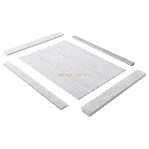 Финишный молдинг LF124B W50 левый декорированный (31х12х2700мм) в Тюмени