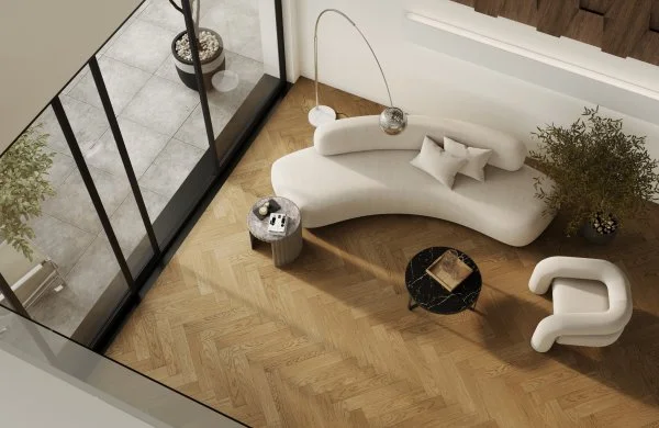 Паркетная доска Quartz Parquet Английская Ёлка Дуб Рустикальный 33-410 в Тюмени