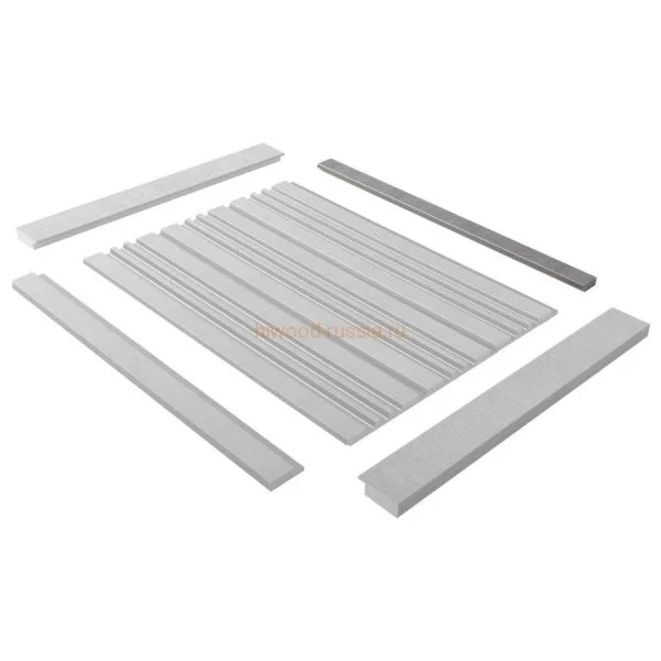 Финишный молдинг LF124B S339S левый декорированный (31х12х2700мм) в Тюмени