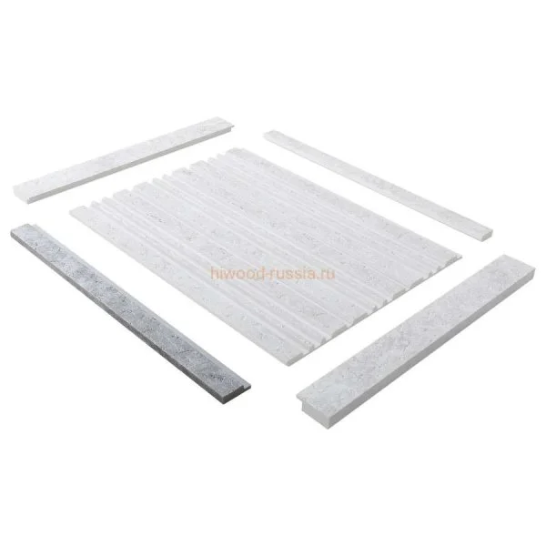 Финишный молдинг LF124A W50 правый декорированный (42х12х2700мм) в Тюмени