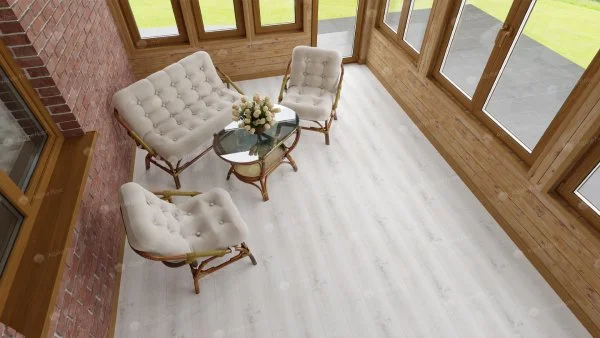 Каменно-полимерная плитка Alpine Floor Classic Дуб Выбеленный ECO 182-8, 4мм 43 класс в Тюмени