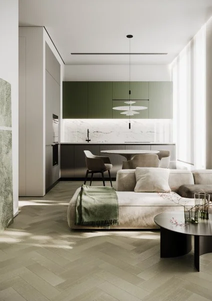 Паркетная доска Quartz Parquet Штучный паркет Дуб Лунный 44-1258-08 в Тюмени