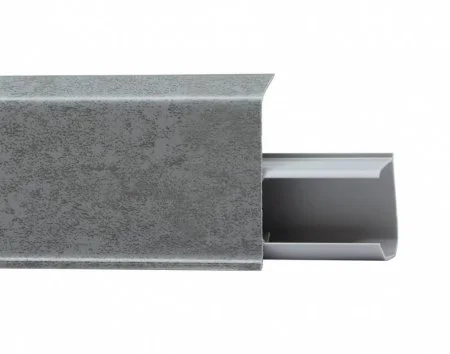 Пластиковый плинтус Royce №551 Грей (55х23х2200мм) в Тюмени