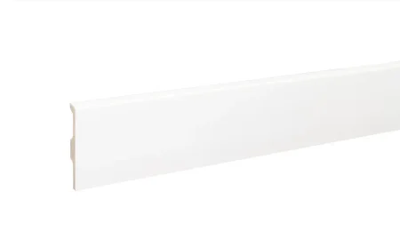 Плинтус дюрополимерный Bonkeel 01 Белый (80х14х2000 мм) в Тюмени