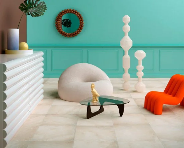 Керамогранит Coliseum Ривьера Уайт 60х60 (Натуральный и Реттифицированный) в Тюмени