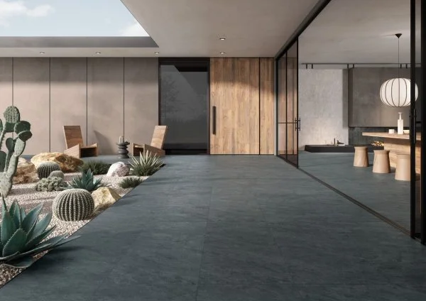 Керамогранит Vitra QuarStone Антрацит 60х60 (Натуральная и Реттифицированная) в Тюмени