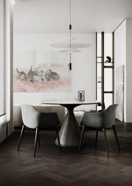 Паркетная доска Quartz Parquet Штучный паркет Дуб Смоляной 44-1258-01 в Тюмени