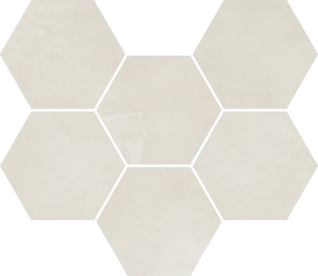 Керамогранит Italon Континуум Полар Мозаика Гексагон (Натуральная 25х29) в Тюмени