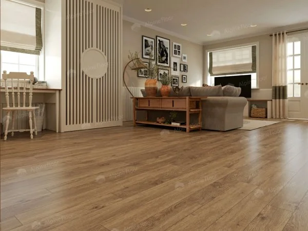 Каменно-полимерная плитка Alpine Floor Grand Sequoia Village Макадамия ECO 11-1007 4мм, 43 класс в Тюмени