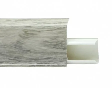 Пластиковый плинтус Royce №549 Дуб Альба (55х23х2200мм) в Тюмени