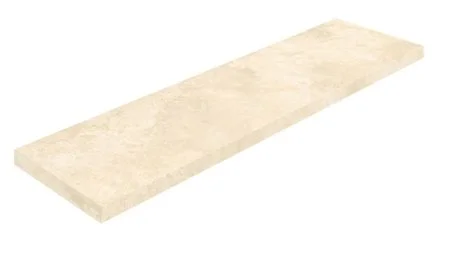 Керамогранит Coliseum Аурелия Уайт Ступень угловая левая (Натуральный, 33х120) в Тюмени