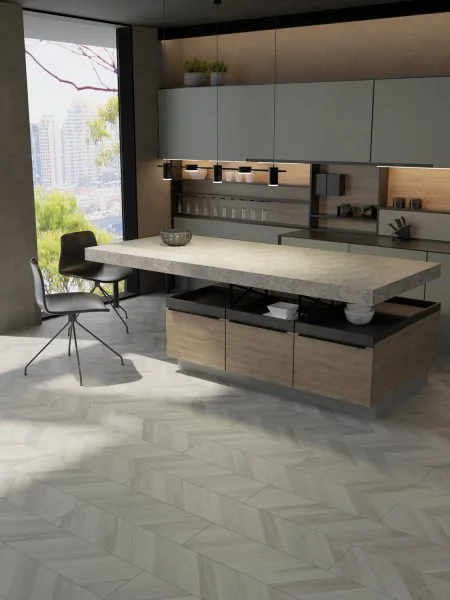 Ламинат Egger PRO 8/33 4V Large Дуб Кестинкорт Пепел левая EPL243F4CL в Тюмени