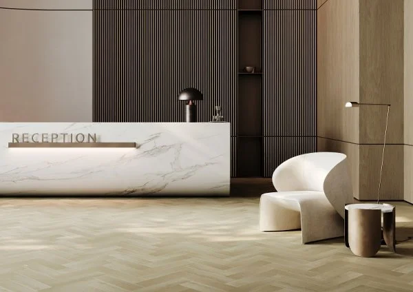 Кварц-виниловая плитка Fargo Herringbone 44-653-41 Дуб Атлантик в Тюмени