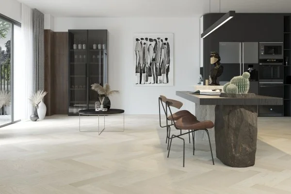 Паркетная доска Quartz Parquet Английская Ёлка Дуб Песочный 33-408 в Тюмени