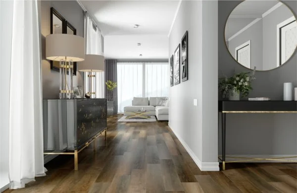 Кварц-виниловая плитка Refloor Fargo Comfort 61W921 Дуб Прага (Градиент) в Тюмени