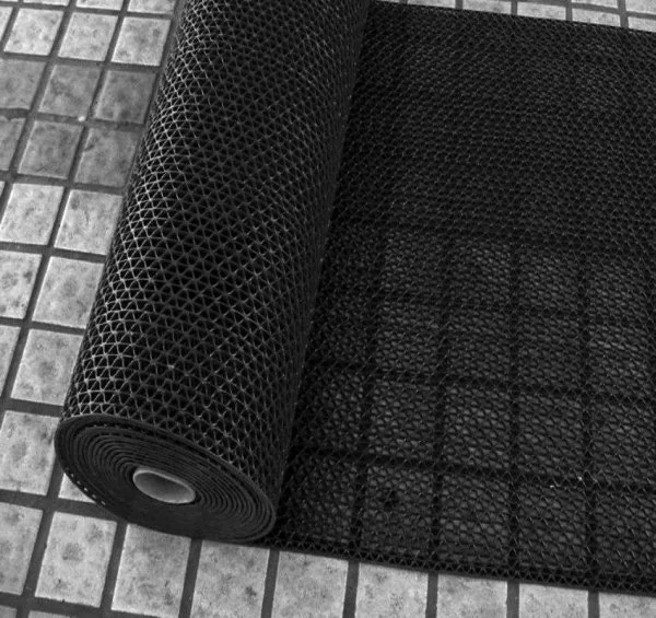 Грязезащитное рулонное покрытие ЗигЗаг Черный 5 мм (0,9 м) Китай в Тюмени