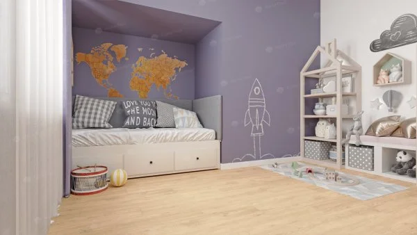 Каменно-полимерная плитка Alpine Floor Classic Дуб Ваниль Селект ECO 106-3, 4мм 43 класс в Тюмени