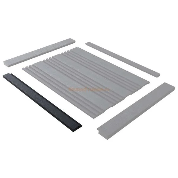 Финишный молдинг LF124A BK114K правый декорированный (42х12х2700мм) в Тюмени