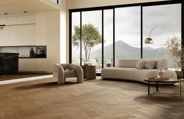 Паркетная доска Quartz Parquet Английская Ёлка Дуб Рустикальный 33-410 в Тюмени