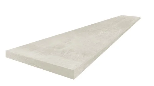 Керамогранит Coliseum Экспо Уайт Ступень угловая левая (Натуральный, 33х60) в Тюмени