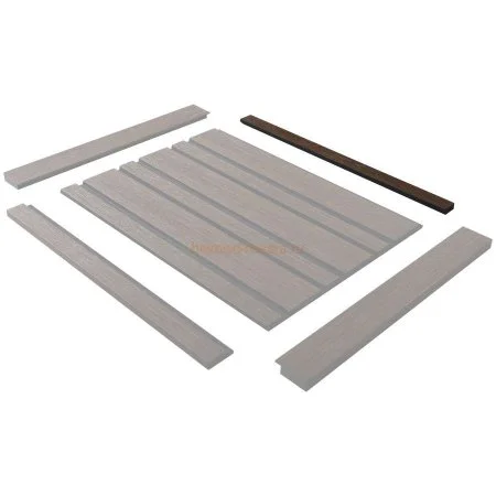 Финишный молдинг LF124B BR396K левый декорированный (31х12х2700мм) в Тюмени